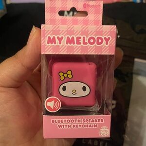 Sanrio My Melody Pink Bluetooth Speaker with Keychain